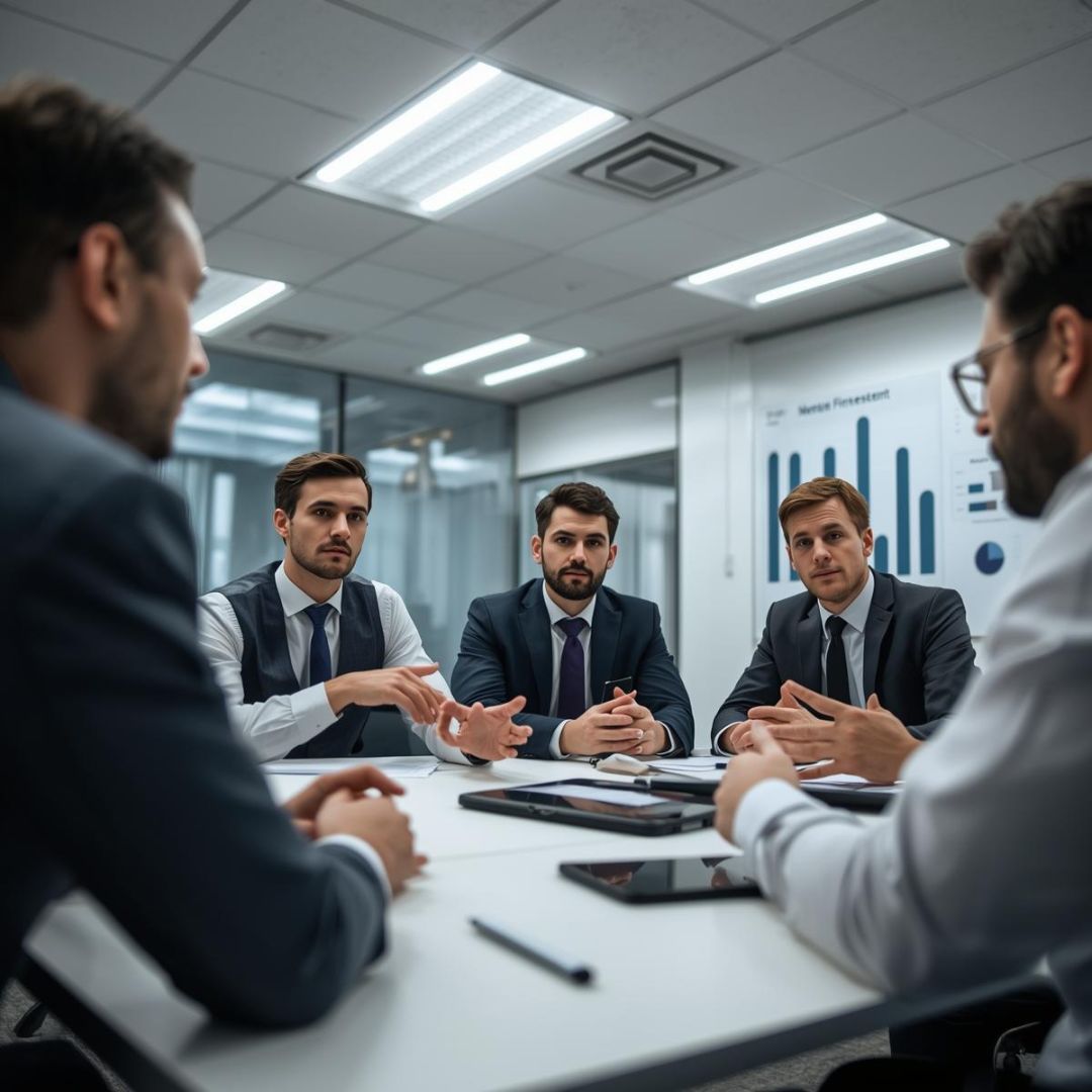 corporate business people in a meeting